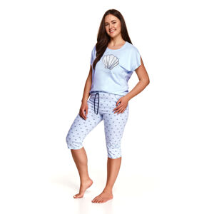 Dámske pyžamo Taro Mona 2377 kr / r 2XL-3XL L'21 brzoskwiniowy 3XL