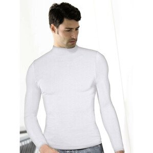 Pánske tričko bezšvové T-shirt lupetto Manica lunga Intimidea Farba: Biela, Veľkosť M/L