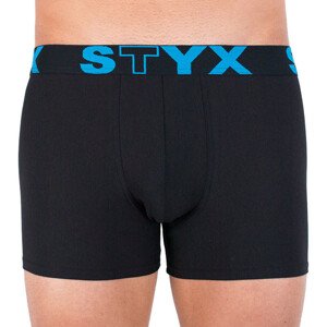Pánske boxerky Styx long športové guma čiernej (U961) XXL