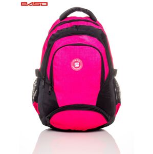 Ružový školský batoh s nášivkou ONE SIZE