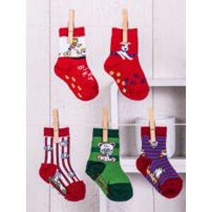 Ponožky-TD-SR-010(5 ks)-viacfarebné 11-12