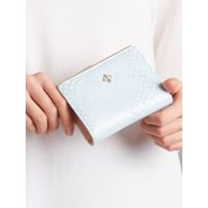 Malá peňaženka s jemným modrým vzorom ONE SIZE