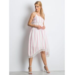 Sukienka-TY18YB110668-biało-różowy S