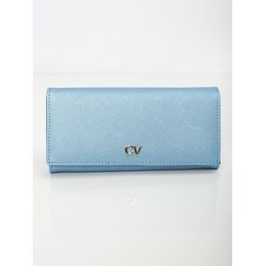Obdĺžniková modrá peňaženka z ekokože ONE SIZE