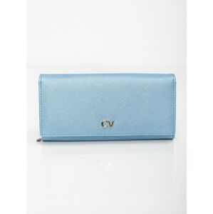 Dámska obdĺžniková modrá peňaženka z ekokože ONE SIZE