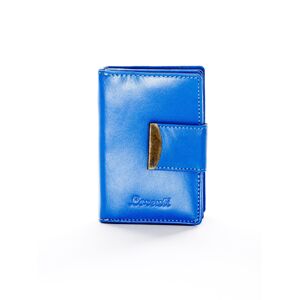 Peňaženka s ozdobnou chlopňou modrá jedna veľkosť