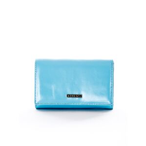 Dámska peňaženka z pravej kože svetlo modrá ONE SIZE