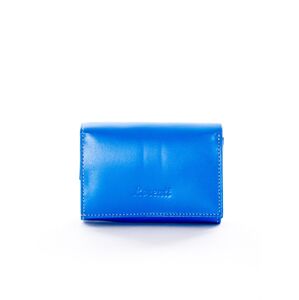 Dámska modrá kožená peňaženka jedna velikost