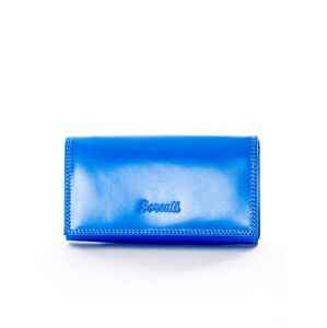 Dámska peňaženka z modrej pravej kože jedna veľkosť