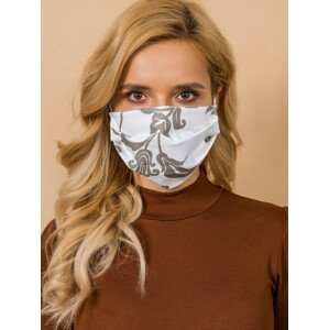 Ochranná maska na tvár vyrobená z bielej bavlny ONE SIZE