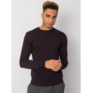 Tmavo fialový sveter pre mužov LIWALI M