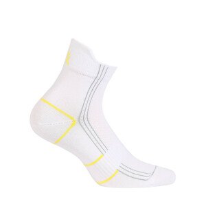 Pánske vzorované členkové ponožky bílá 45-47