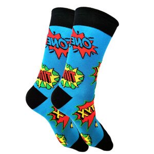 Veselé ponožky Styx vysokej art boom (H955) 43-45