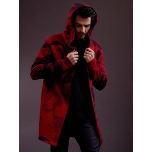 Pánsky kabát MH NA 2019.71 čierny a červený S