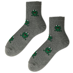 Pánske vzorované ponožky šedá 38-40