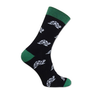 Pánske vzorované ponožky černá 41-43