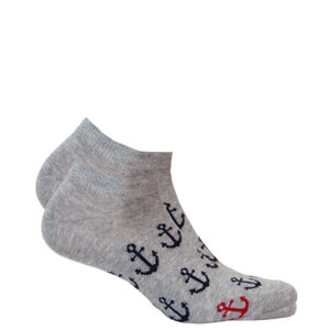 Pánske členkové ponožky CASUAL šedá 42-44