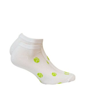 Pánske členkové ponožky CASUAL bílá 42-44