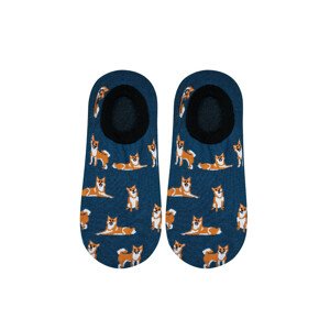 Pánske ponožky mokasínky SOXO 3158 Vzor 40-45 tmavě modrá 40-45